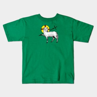 Ecce Agnus Dei (coloured) Kids T-Shirt